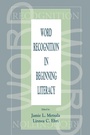 Cover: Word Recognition in Beginning Literacy - Routledge