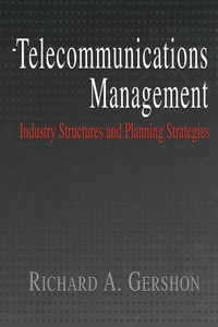 Enlarge image Cover: Telecommunications Management - Lawrence Erlbaum Associates Inc