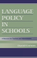 Cover: Language Policy in Schools - Routledge