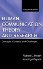 Cover: Human Communication Theory and Research - Routledge