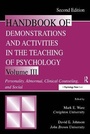 Cover: Handbook of Demonstrations and Activities in the Teaching of Psychology - Psychology Press