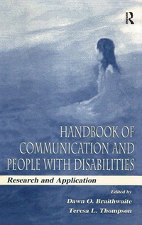 Enlarge image Cover: Handbook of Communication and People With Disabilities - Routledge