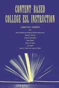 Cover: Content-Based College ESL Instruction - Routledge