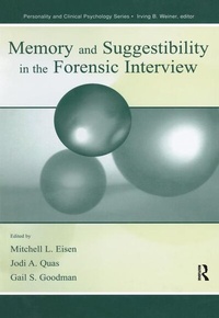 Enlarge image Cover: Memory and Suggestibility in the Forensic Interview - Routledge