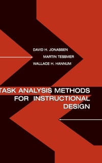 Enlarge image Cover: Task Analysis Methods for Instructional Design - Routledge