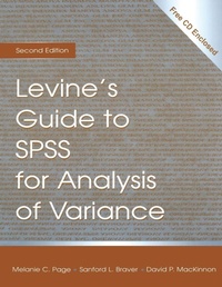 Enlarge image Cover: Levine's Guide to SPSS for Analysis of Variance - Psychology Press