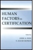 Cover: Human Factors in Certification - Lawrence Erlbaum Associates Inc