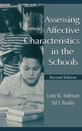 Cover: Assessing Affective Characteristics in the Schools - Routledge