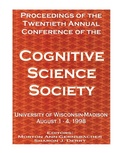 Cover: Proceedings of the Twentieth Annual Conference of the Cognitive Science Society - Routledge