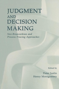Enlarge image Cover: Judgment and Decision Making - Psychology Press Ltd