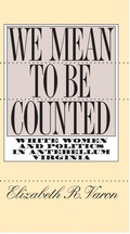 Cover: We Mean to Be Counted - The University of North Carolina Press