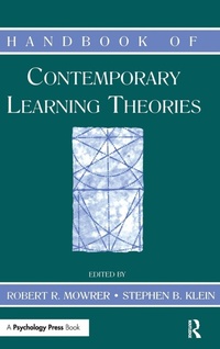 Enlarge image Cover: Handbook of Contemporary Learning Theories - Psychology Press