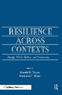 Enlarge image Cover: Resilience Across Contexts - Psychology Press