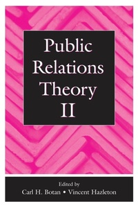 Enlarge image Cover: Public Relations Theory II - Routledge