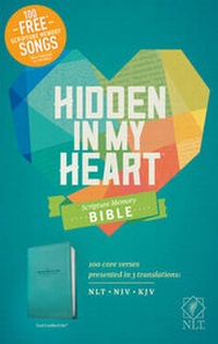 Enlarge image Cover: NLT Hidden In My Heart Scripture Memory Bible - Tyndale House Publishers