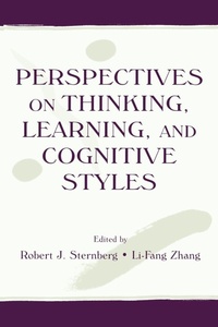 Enlarge image Cover: Perspectives on Thinking, Learning, and Cognitive Styles - Routledge