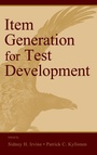 Cover: Item Generation for Test Development - Routledge