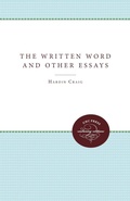 Cover: The Written Word and Other Essays - The University of North Carolina Press