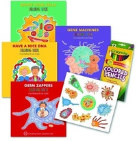 Enlarge image Cover: Enjoy Your Cells Series Coloring Books, 4-Book Gift Set - Cold Spring Harbor Laboratory Press,U.S.