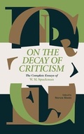 Cover: On the Decay of Criticism - Fantagraphics