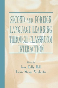 Enlarge image Cover: Second and Foreign Language Learning Through Classroom Interaction - Routledge