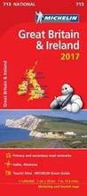 Cover: Great Britain 2017 & Ireland National Map 713 - Michelin Editions des Voyages