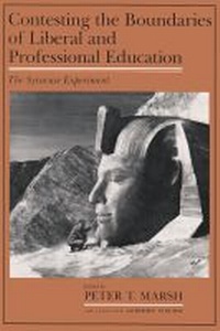 Enlarge image Cover: Contesting the Boundaries of Liberal and Professional Education - Syracuse University Press