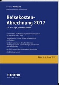 Abbildung von: Reisekosten-Abrechnungen 2017, für 1-7 Tage, Sammeltaschen - Stollfuß
