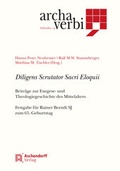 Cover: Diligens Scrutator Sacri Eloquii - Aschendorff