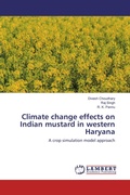 Cover: Climate change effects on Indian mustard in western Haryana - LAP Lambert Academic Publishing