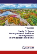 Cover: Study Of Some Homogeneous And Non Homogeneous Thermoelastic Problems - LAP Lambert Academic Publishing