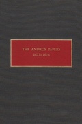Cover: The Andros Papers 1677-1678 - Syracuse University Press
