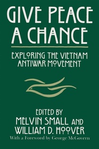 Enlarge image Cover: Give Peace a Chance - Syracuse University Press