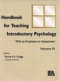 Cover: Handbook for Teaching Introductory Psychology - Lawrence Erlbaum Associates Inc