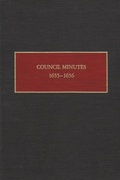 Cover: Council Minutes, 1655-1656 - Syracuse University Press
