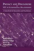 Cover: Privacy and Disclosure of Hiv in interpersonal Relationships - Routledge