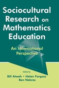 Cover: Sociocultural Research on Mathematics Education - Routledge