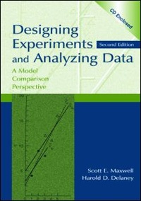 Enlarge image Cover: Designing Experiments and Analyzing Data - Lawrence Erlbaum Associates Inc
