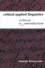 Cover: Critical Applied Linguistics - Routledge