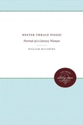 Cover: Hester Thrale Piozzi - The University of North Carolina Press