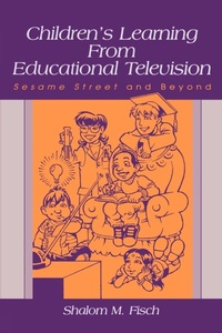 Enlarge image Cover: Children's Learning From Educational Television - Routledge