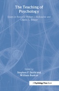 Bild: The Teaching of Psychology - Psychology Press