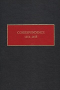 Cover: Correspondence, 1654-1658 - Syracuse University Press