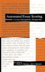 Cover: Automated Essay Scoring - Routledge