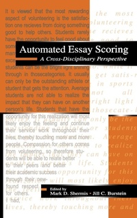 Enlarge image Cover: Automated Essay Scoring - Routledge
