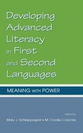 Cover: Developing Advanced Literacy in First and Second Languages - Routledge