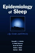 Cover: Epidemiology of Sleep - Psychology Press