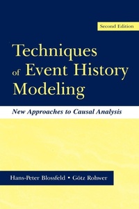 Enlarge image Cover: Techniques of Event History Modeling - Psychology Press