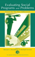 Cover: Evaluating Social Programs and Problems - Routledge