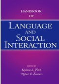 Cover: Handbook of Language and Social Interaction - Psychology Press
